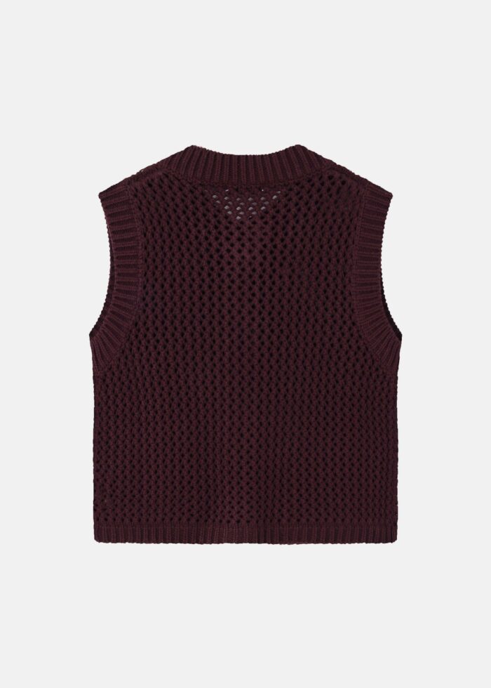 Women Open-Knit Vest - Image 7