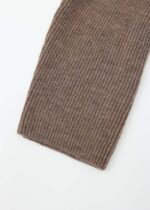 Women Knitted Striped Fabric Jacket - Image 5
