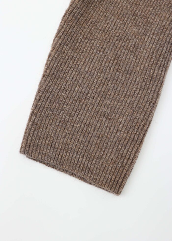 Women Knitted Striped Fabric Jacket - Image 5
