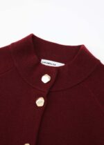 Women Knitted Plain Jacket - Image 2