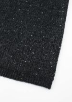 Women Knitted Glittery Fabric Cardigan - Image 5