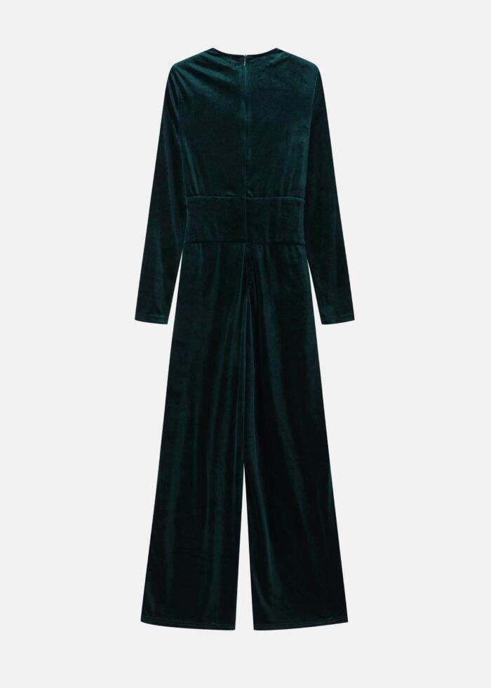 Women Velvet Jumpsuit - Image 7