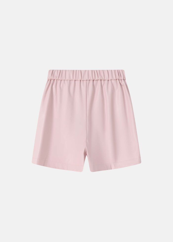 ⁦Kids Girl Leather Skirt-Short⁩ - الصورة ⁦6⁩