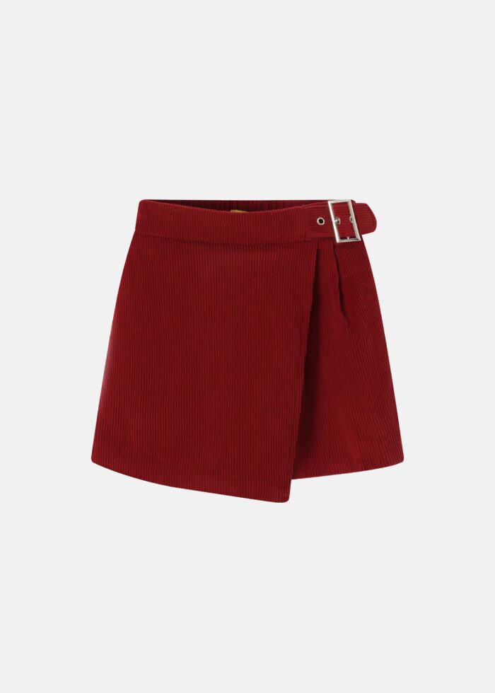 ⁦Kids Girl Corduroy Skirt-Short⁩ - الصورة ⁦1⁩