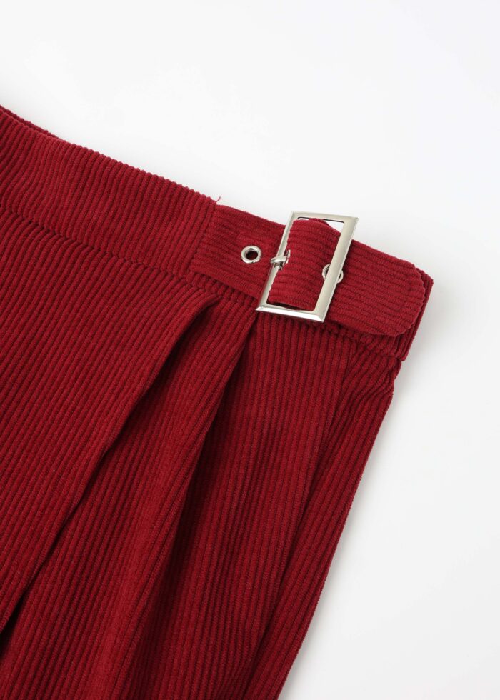 ⁦Kids Girl Corduroy Skirt-Short⁩ - الصورة ⁦2⁩