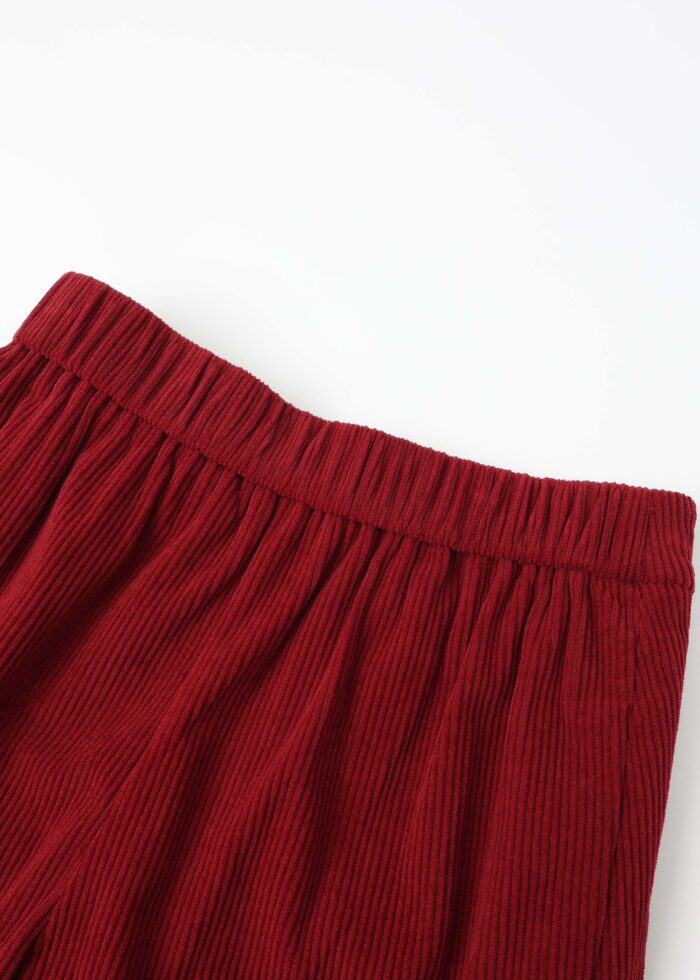 ⁦Kids Girl Corduroy Skirt-Short⁩ - الصورة ⁦5⁩