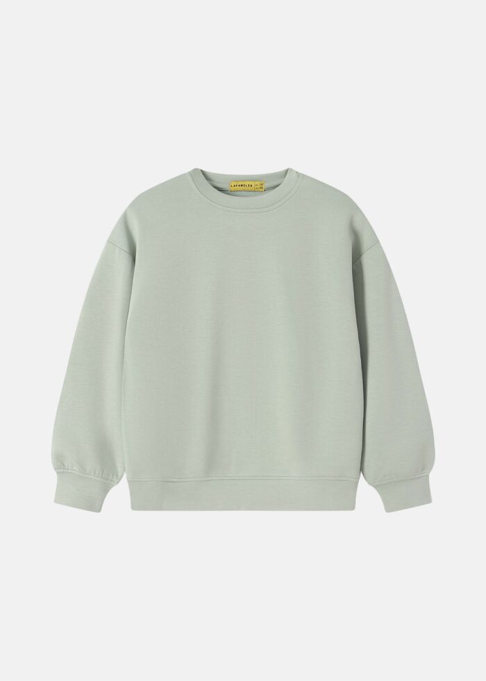 ⁦Kids Girl Plain Sweatshirt⁩ - الصورة ⁦1⁩