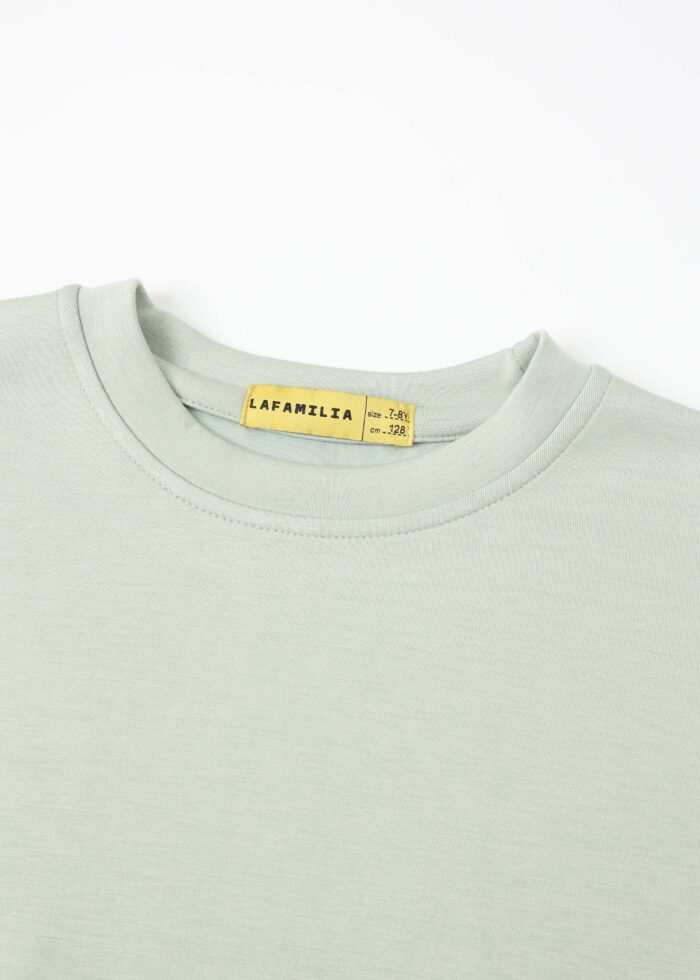 ⁦Kids Girl Plain Sweatshirt⁩ - الصورة ⁦2⁩