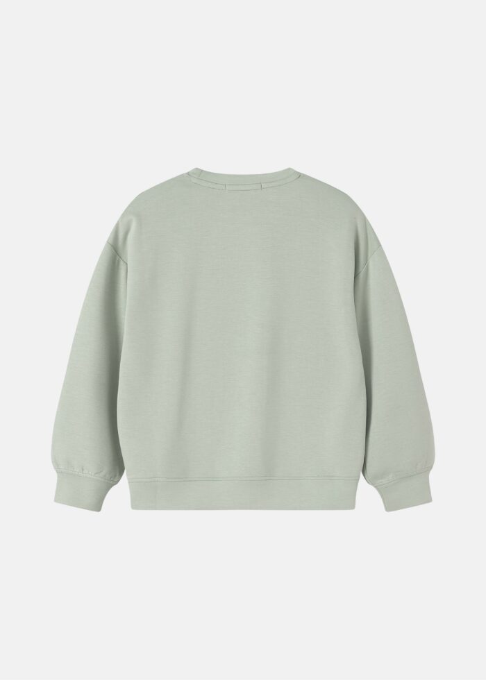 ⁦Kids Girl Plain Sweatshirt⁩ - الصورة ⁦6⁩