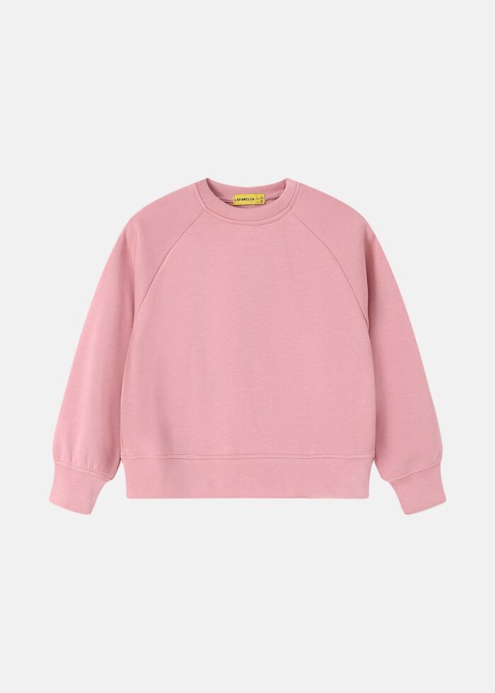 ⁦Kids Girl Plain Sweatshirt⁩ - الصورة ⁦1⁩