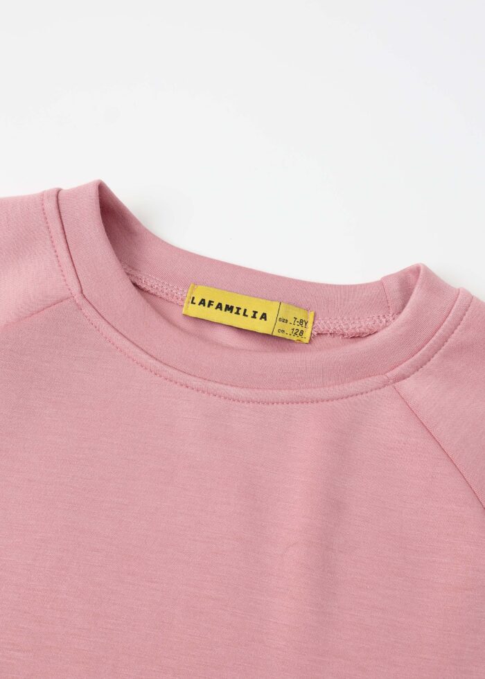 ⁦Kids Girl Plain Sweatshirt⁩ - الصورة ⁦2⁩