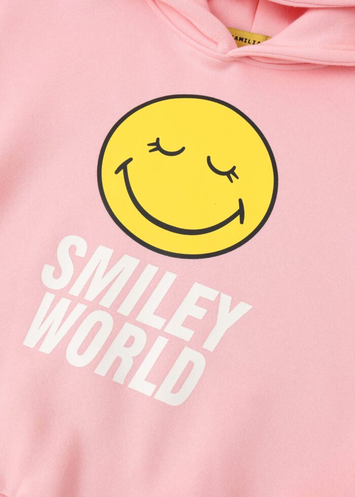 ⁦Kids Girl "Smiley World" Hoodie⁩ - الصورة ⁦3⁩
