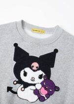 ⁦سويتشيرت أطفال بناتي "Kuromi"⁩ - الصورة ⁦2⁩