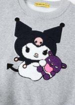 ⁦سويتشيرت أطفال بناتي "Kuromi"⁩ - الصورة ⁦3⁩