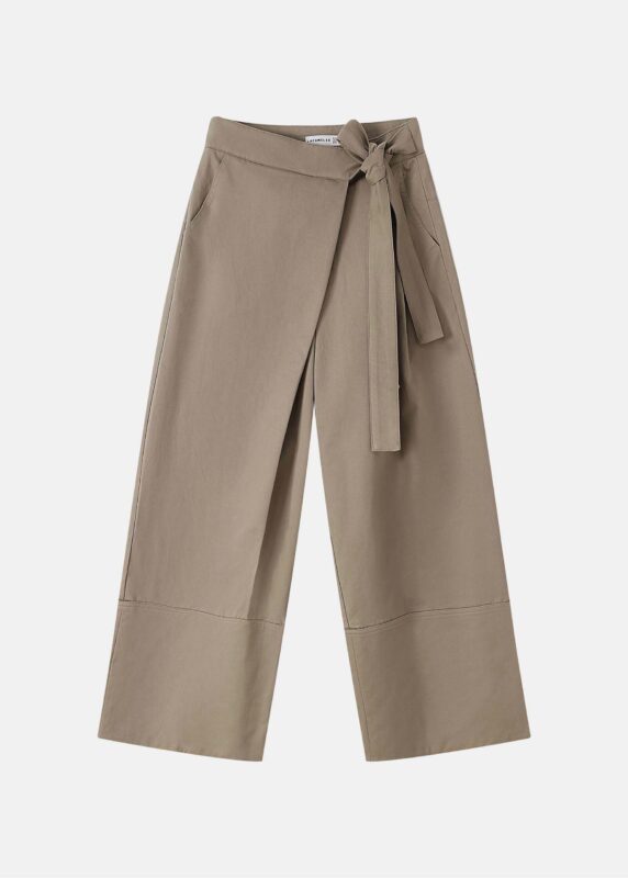 Women Tie Waist Trouser - LAFAMILIA