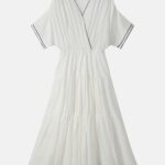 Women Short Sleeve Maxi Dress
