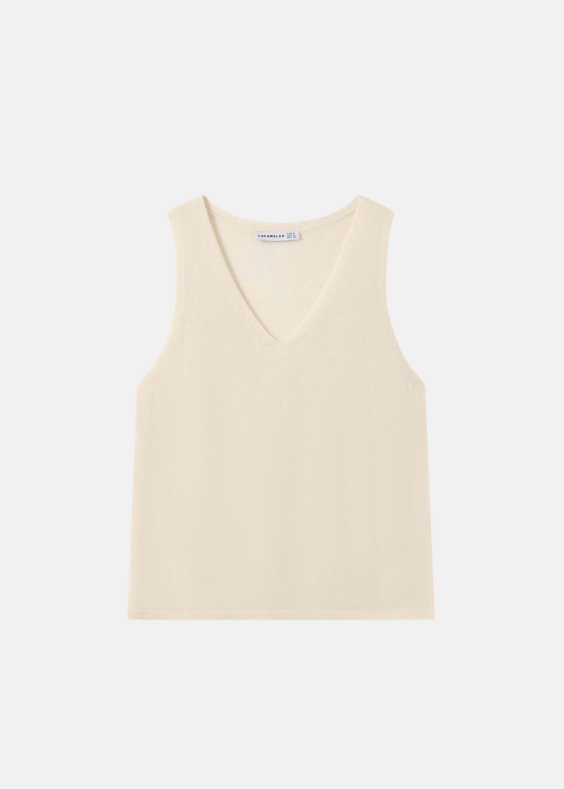 6126216019176-a Women Sleeveless Knit Top - Image 1
