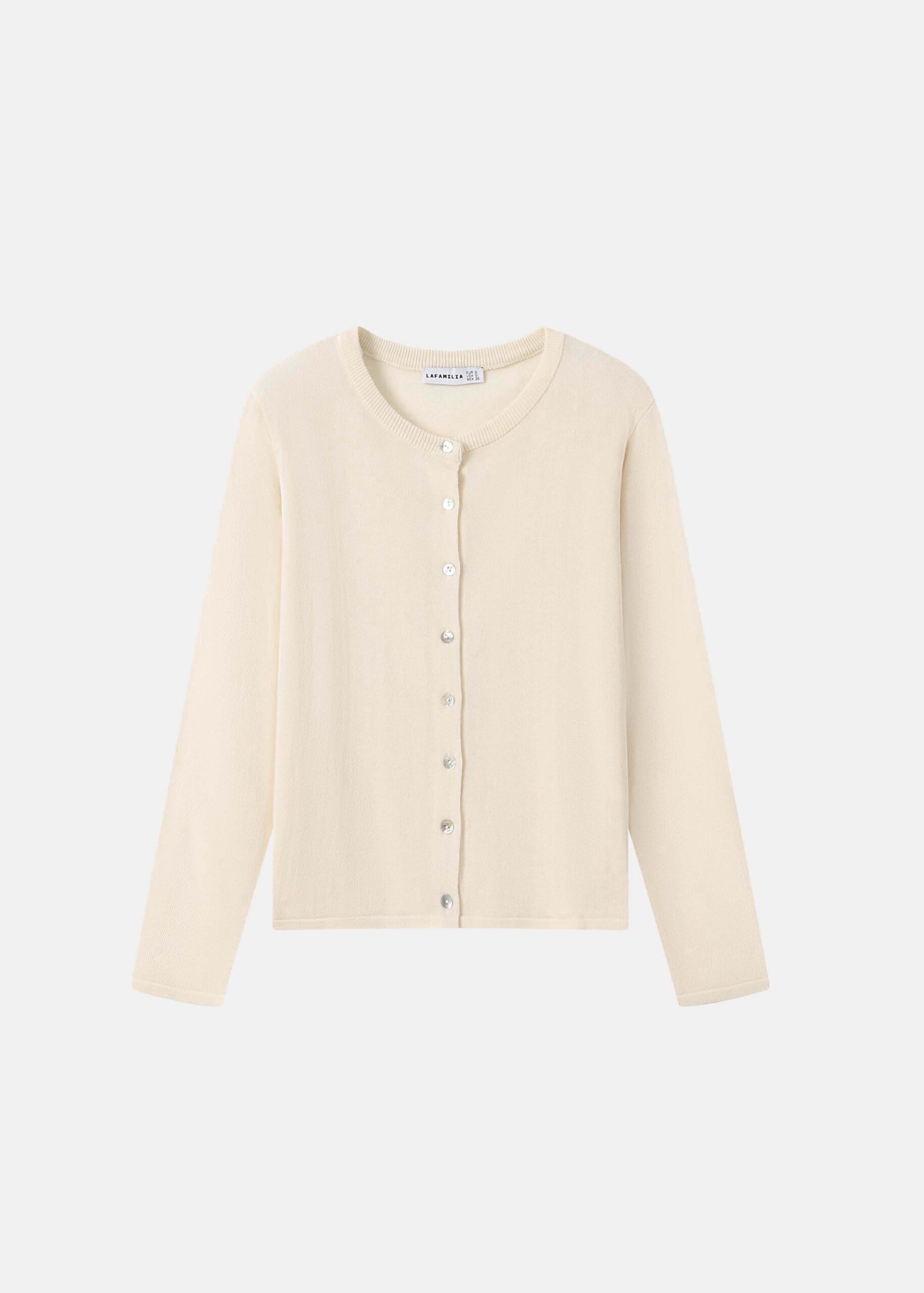 6126222019276-a Women Buttoned Knit Cardigan - Image 1