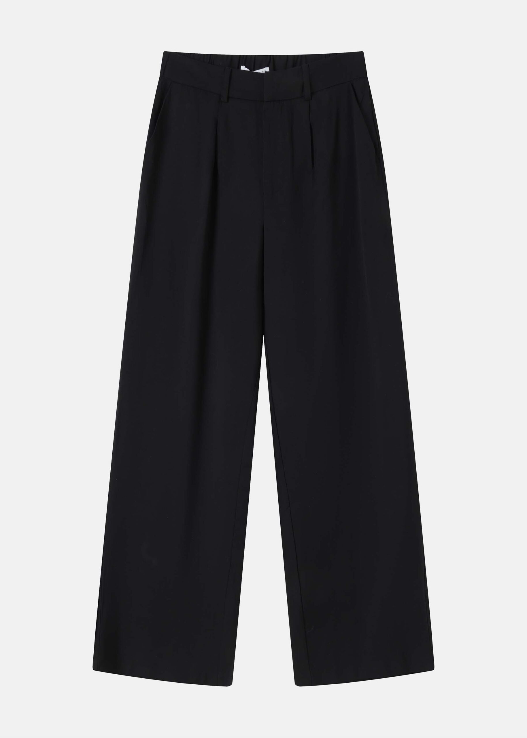 6126208016001-a Women Half Elasticated Trouser - Image 1
