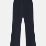 Women High Waist Straight-Leg Trouser