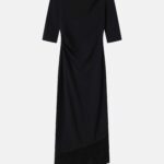 Women Draped Midi Dress
