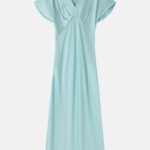 Women Satin Maxi Dress