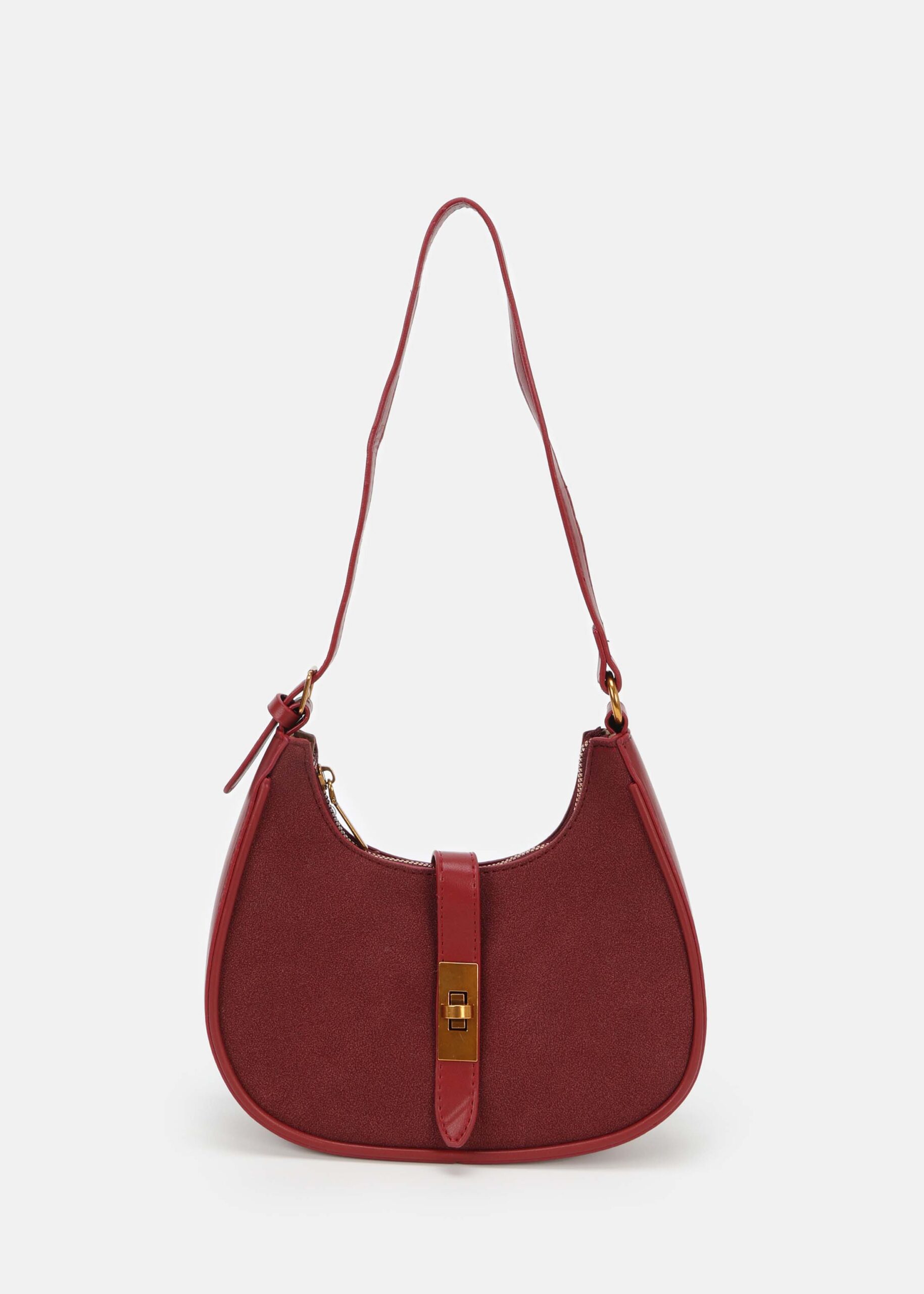 6126214027712-a Women Suede and Leather Bag - Image 1