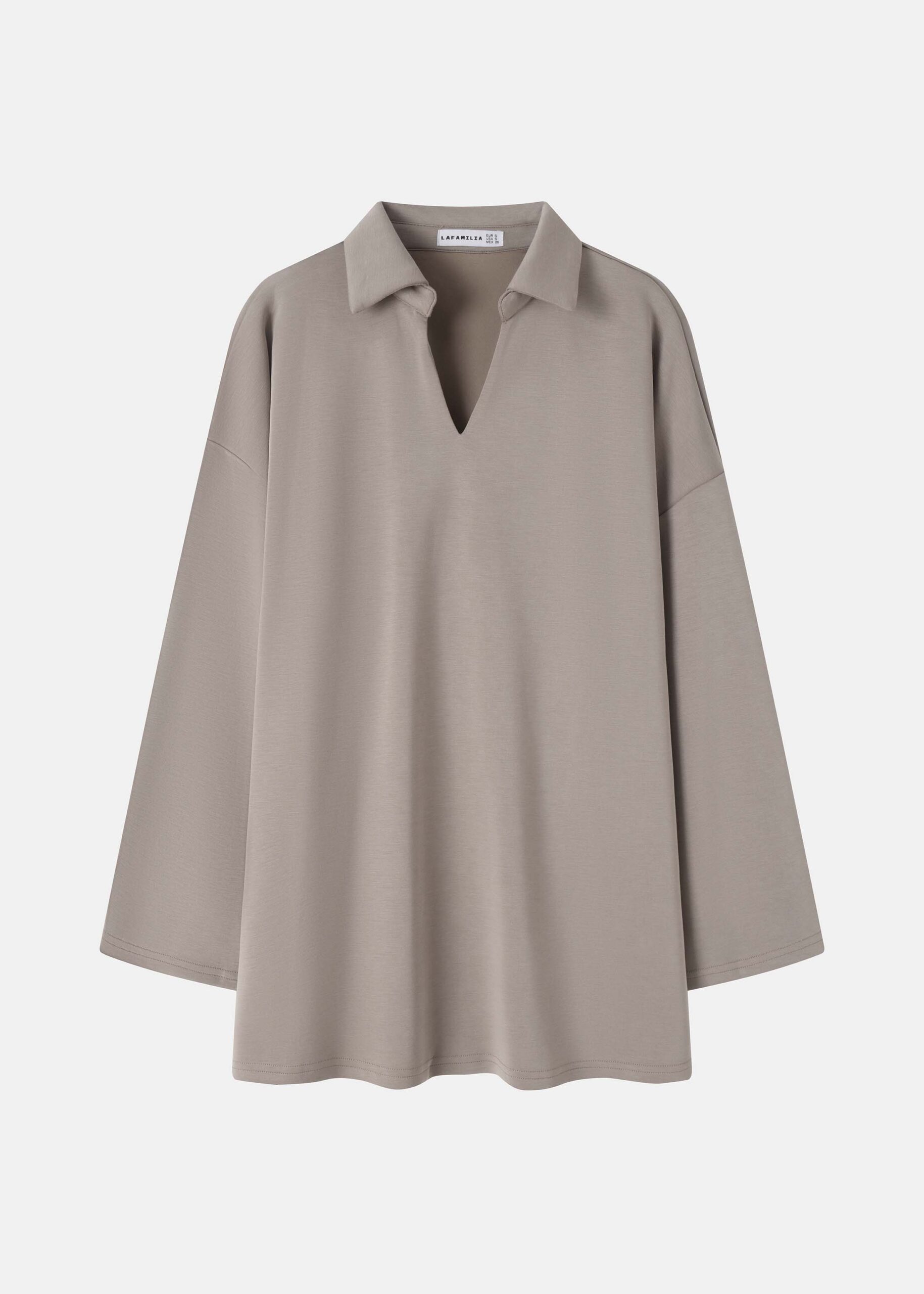 6126216012716-a Women Scuba Collared Top - Image 1