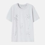 Women Strass Decor T-Shirt