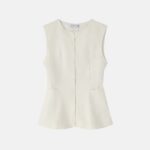 Women Hidden Placket Vest