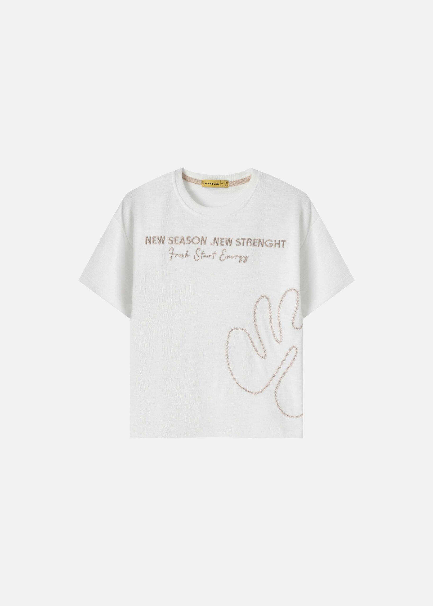 6126316005502-a Kids Boy "New Season New Strenght" T-Shirt - Image 1