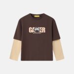 Kids Boy Double-Sleeves Blouse