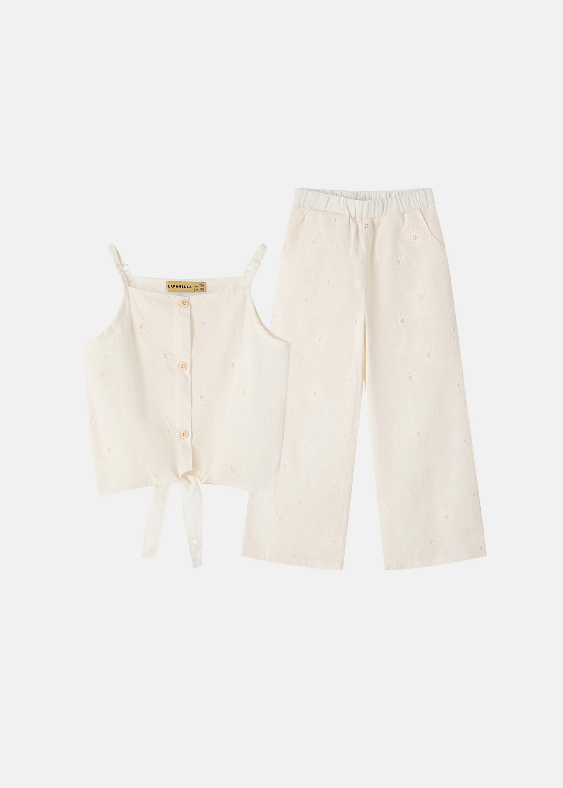 6126402010403-a Kids Girl Two-Pieces Suit - Image 1