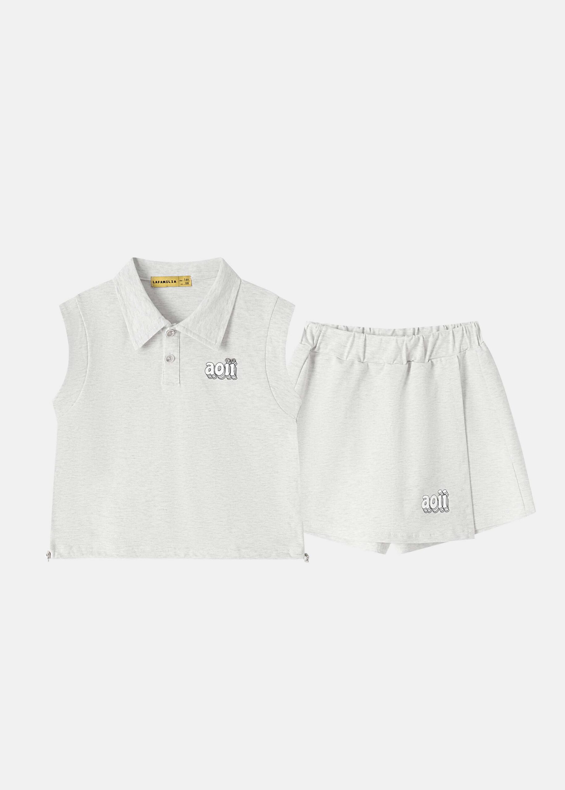 6126402010518-a Kids Girl Two-Pieces Suit - Image 1