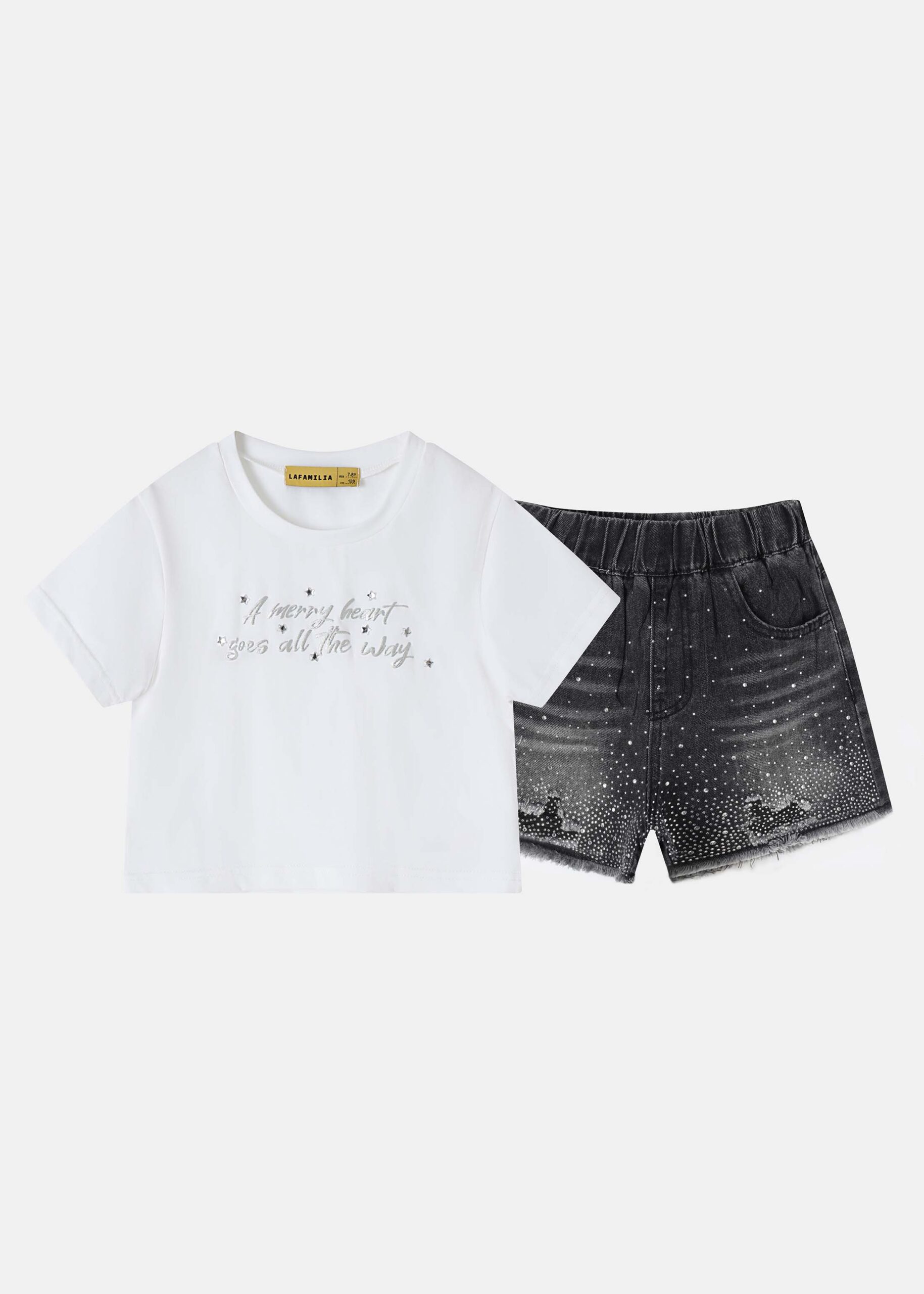 6126402010602-a Kids Girl Two-Pieces Suit - Image 1