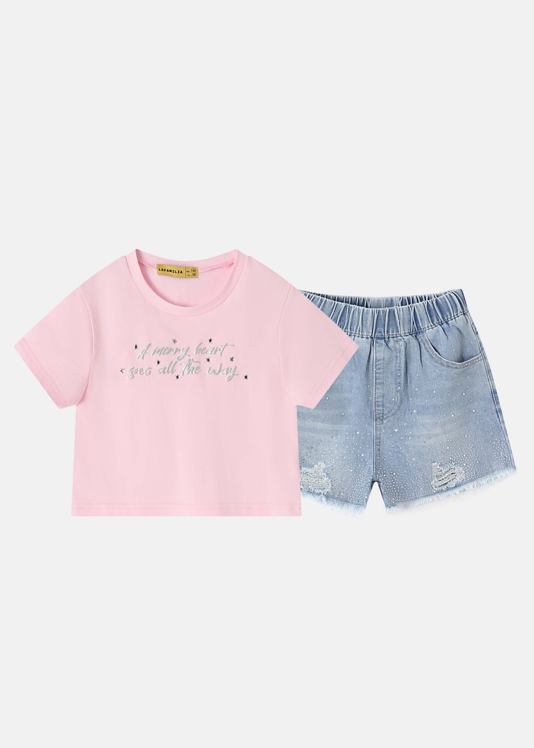 6126402010613-a Kids Girl Two-Pieces Suit - Image 1