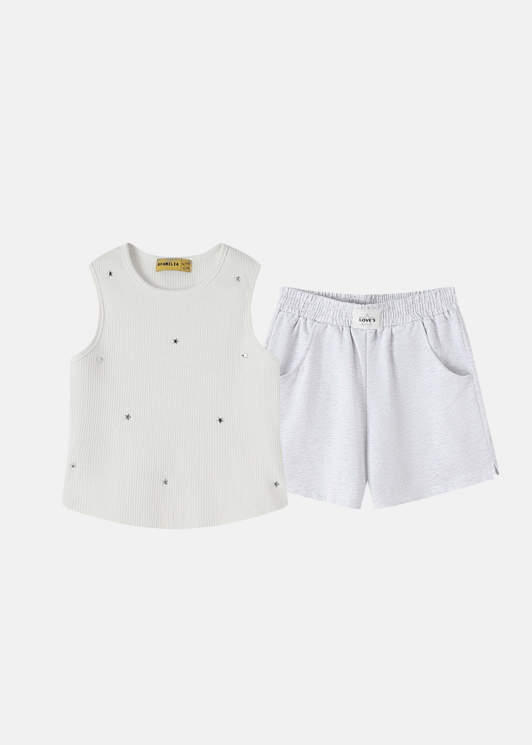 6126402010803-a Kids Girl Two-Pieces Suit - Image 1
