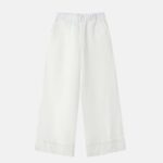 Kids Girl Embroidered Decor Trouser