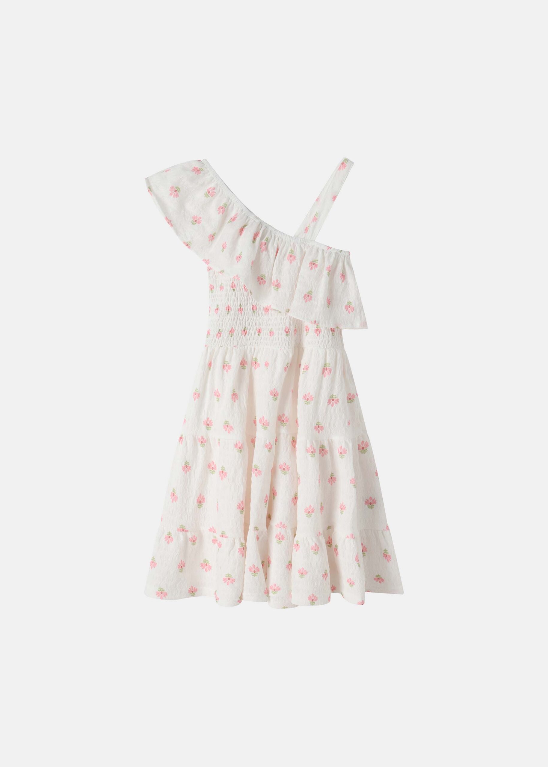 6126409014940-a Kids Girl Layers Floral Dress - Image 1