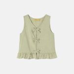 Kids Girl Bows Decor Top
