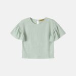 Kids Girl Striped Fabric Top
