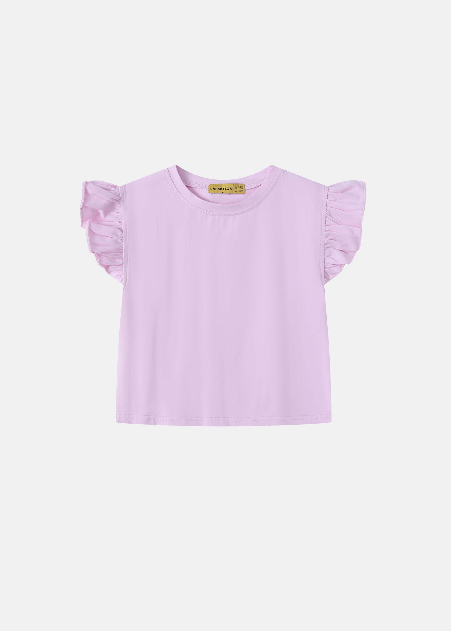 6126416020531-a Kids Girl Plain T-Shirt - Image 1