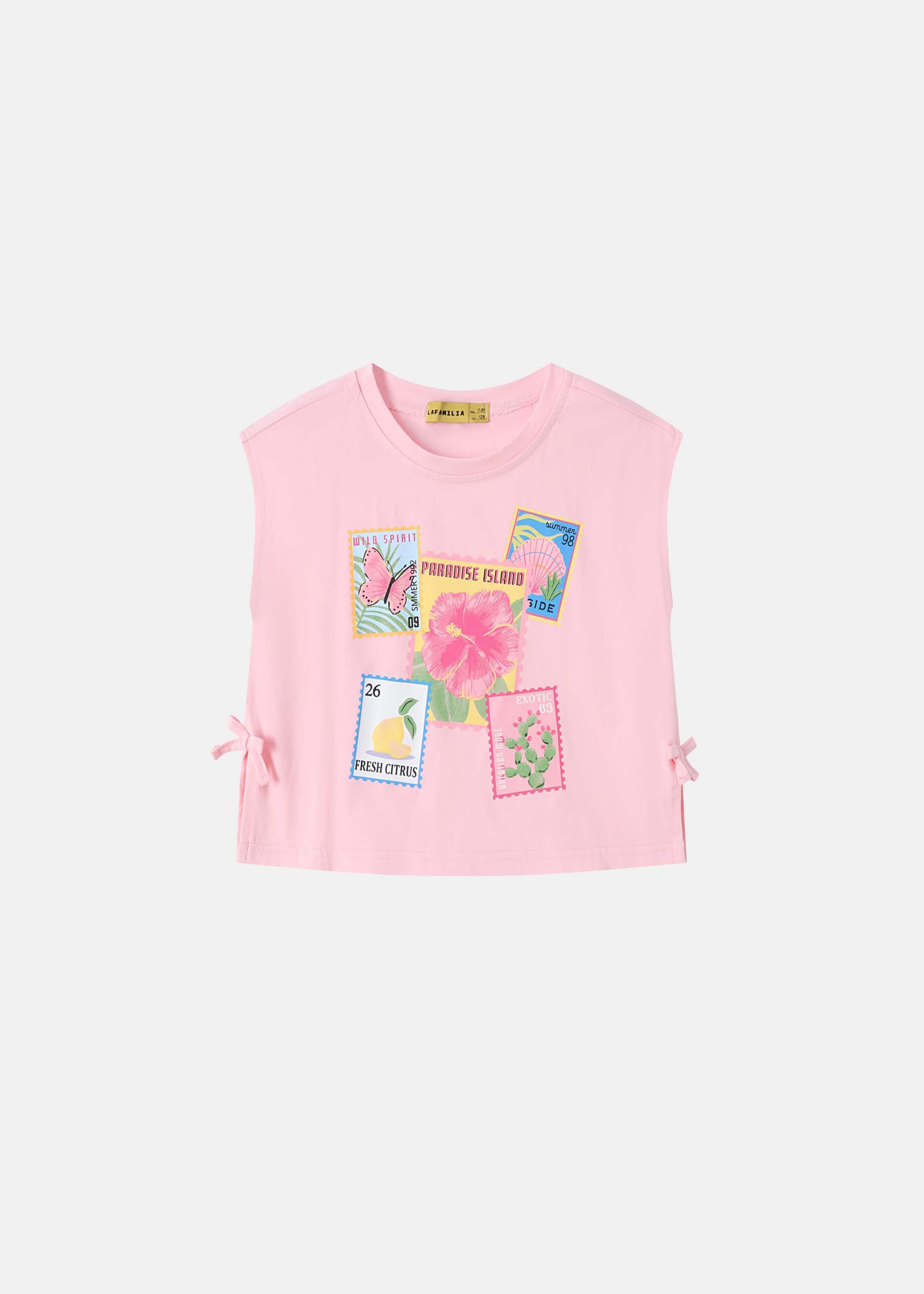 6126416021813-a Kids Girl Drawings Printed T-Shirt - Image 1