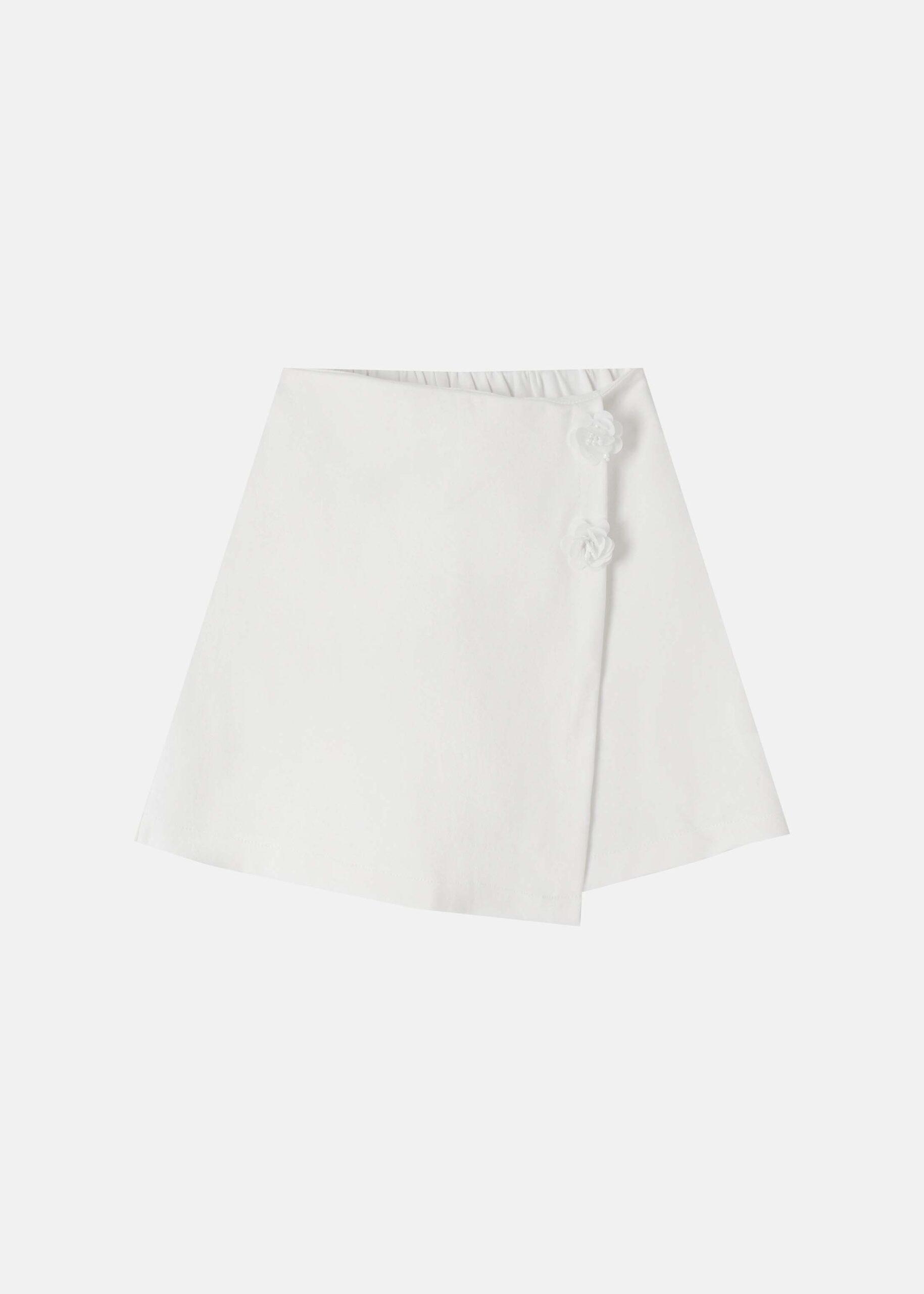 6126449008902-a Kids Girl Plain Skirt-Short - Image 1