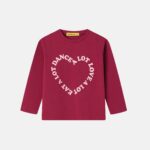 بلوزة أطفال بيبي بناتي "Dance, Love, Eat"