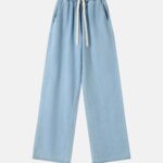 Girl Elasticated Waist Denim Trouser