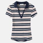 Girl Striped Polo Shirt