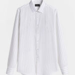 قميص رجالي مخطط Slim-Fit