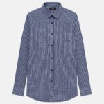 Men Slim-Fit Check Shirt