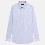 Men Slim-Fit Striped Shirt